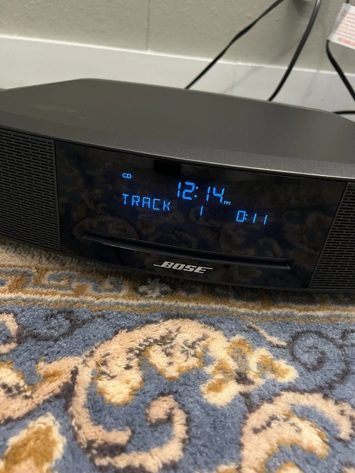 BOSE волна музыкальная система IV радио/CD 417788-WMS черный с шнуром * без пульта дистанционного управления - Изображение 3 из 4