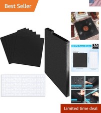 Elegant 30 Pc Vinyl Record Dividers for 12-Inch Records   Includes A-Z Stickers