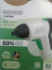 Black & Decker Reviva 3.6v Li-Ion Cordless Screwdriver-5.5Nm Torque-LED-180rpm