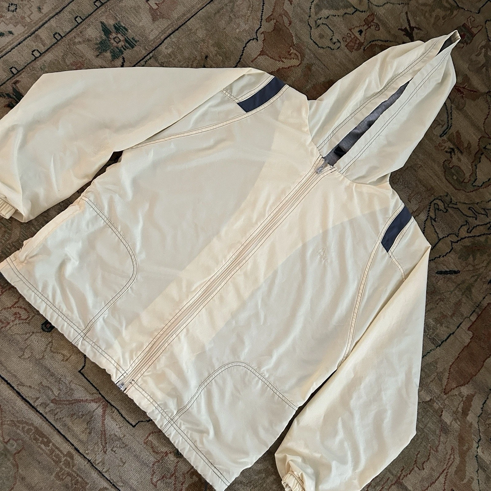 Preppy 90s Yellow Head Windbreaker Size XL Sportswear