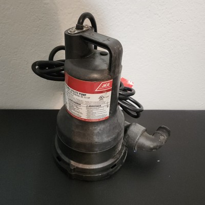 #ad ACE 1 2 HP Submersible Utility Pump 43756 FS 120v $46.99