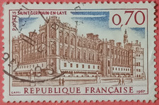 France 1967 - Saint Germain en Laye 0,70 - Yvert 1501 Oblitéré Used Stamp Castle