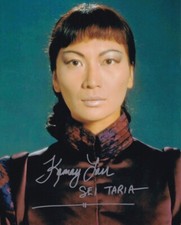 KAMAY LAU signed Autogramm 20x25cm STAR WARS in Person autograph COA