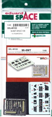 1/48 Eduard Space 3D Interior #3DL48122 Mi-8MT Hip For Trumpeter Kit