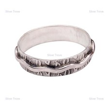 Artisan 925 Solid Sterling Silver Jewelry Band Ring Size