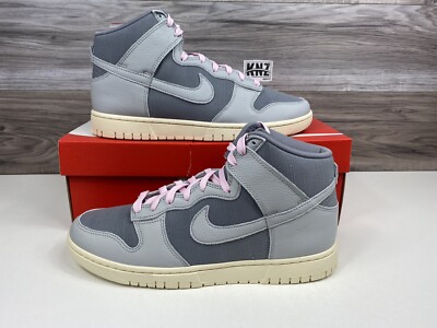 **NEW Men's Nike Dunk High Retro Premium Certified Fresh Grey Fog (DQ8800 001)
