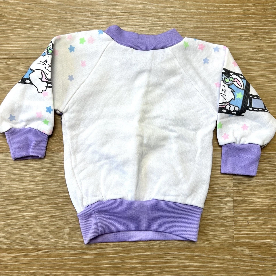 Vintage Starlette Rabbit Movie Sweatshirt Pullover 12M Baby Shirt Tee Film Star - Image 2 of 4