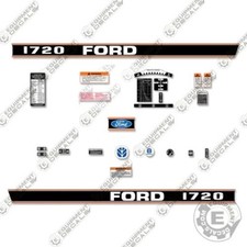 Fits Ford 1720 Decal Kit Tractor Decal w/ Warning & Safety Stickers