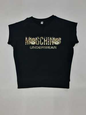 MOSCHINO UNDERWEAR WOMEN'S T SHIRT-BLACK. | eBay
