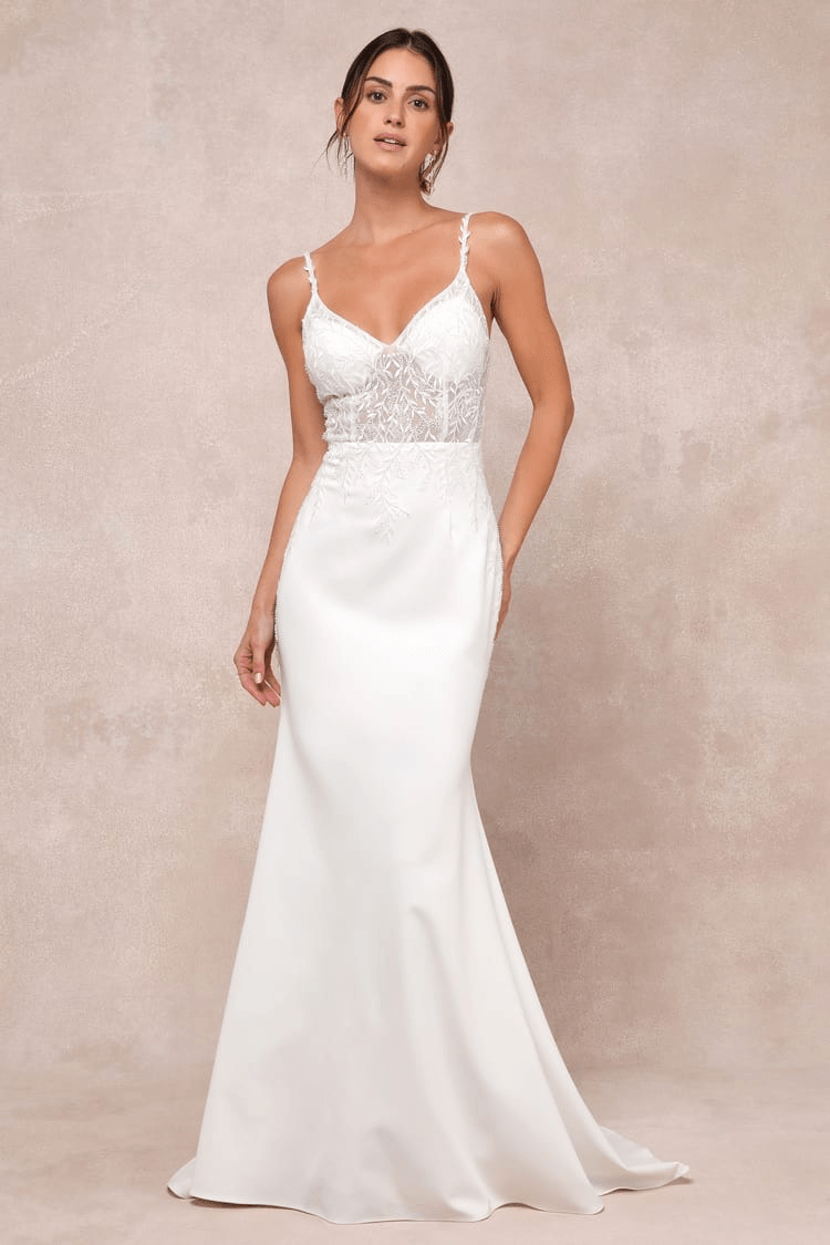 ivory embroidered maxi dress Lulus Infinite Adoration Beaded Lace SUB-CATEGORY:FBV