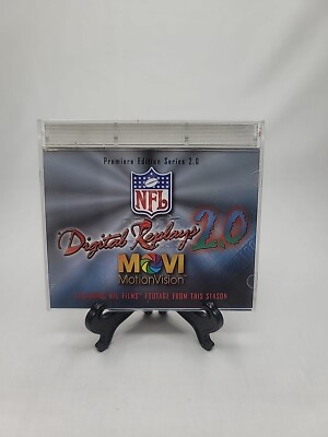1997 NFL Motion Vision Digital Replays 2.0 Emmett Smith Card & Case