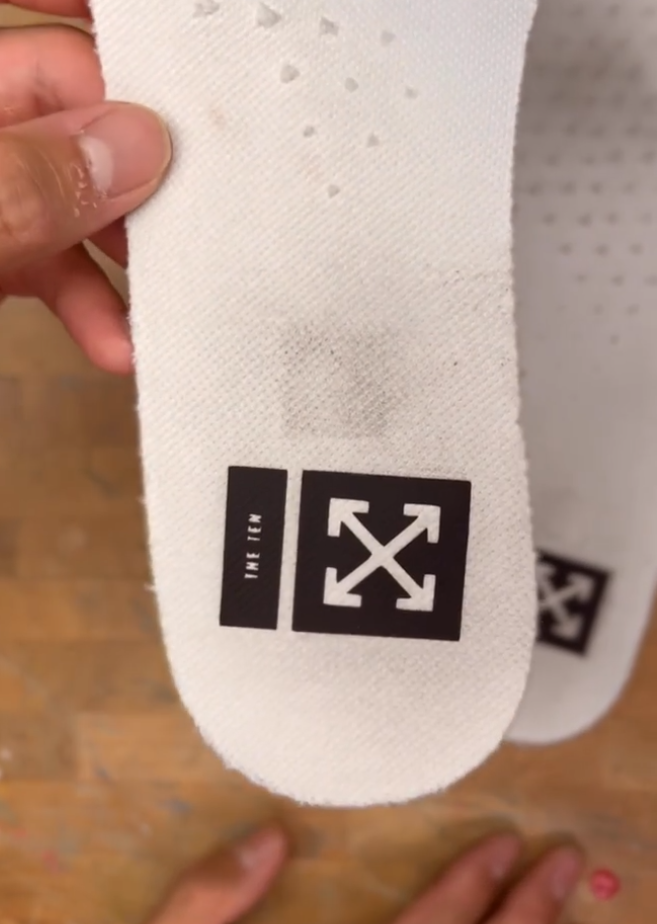 Off White Nike Insole logo The 10 Air Force 1 Heat Press Vinyl