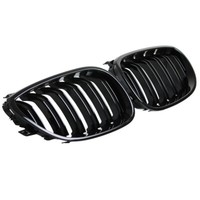 Nieren KüHlergrill FüR 5Er BMW E60 E61 Bj. 2003-2010 Schwarz Glanz Doppelsteg