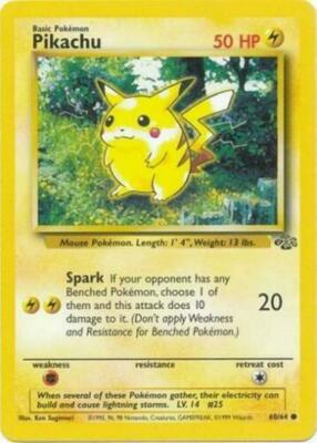 Pokemon JUNGLE Cards Holo Rare Official Trading SET Wizards of the