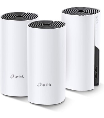Tp-link Deco M4 - AC1200 - Whole Home Mesh Wi-Fi System 3-Pack 5500 sq.ft - NEW