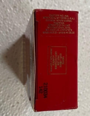 Cartier Must de Cartier Eau De Toilette Perfume Women Vintage 1oz