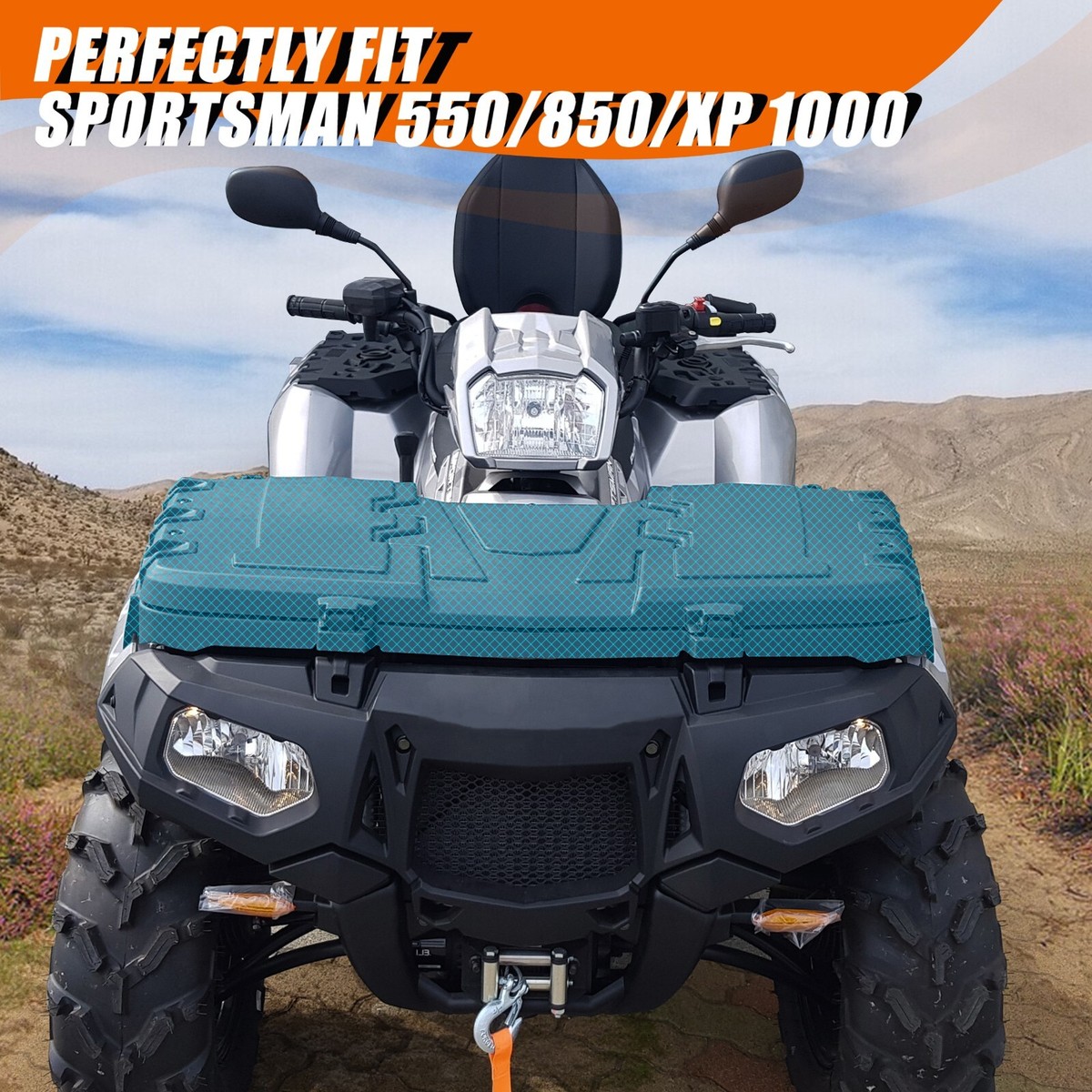 Front Utility Rack For Polaris Sportsman XP 850 1000 550 (2009-2016) - Heavy Duty ATV Storage, Replaces OEM 5436865-070