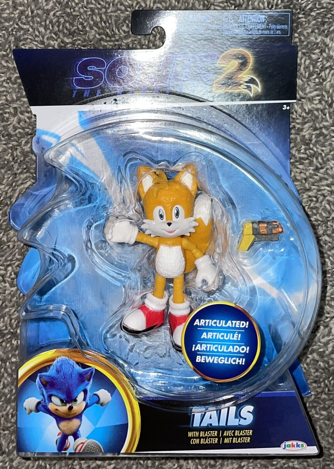 Sonic 2 Movie Tails with Backpack 4 Figure - Macy's