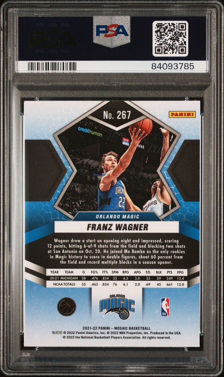 2021-22 Panini Mosaic - NBA Debut Franz Wagner #267 (RC) for sale