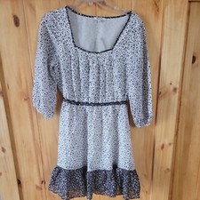 J. Crew Madewell Small black and white CUTE floral mini dress New with Tags