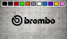 Brembo With Word And LOGO Vinyl Decal Sticker Emblem Car Truck Window 4" 6" 8"