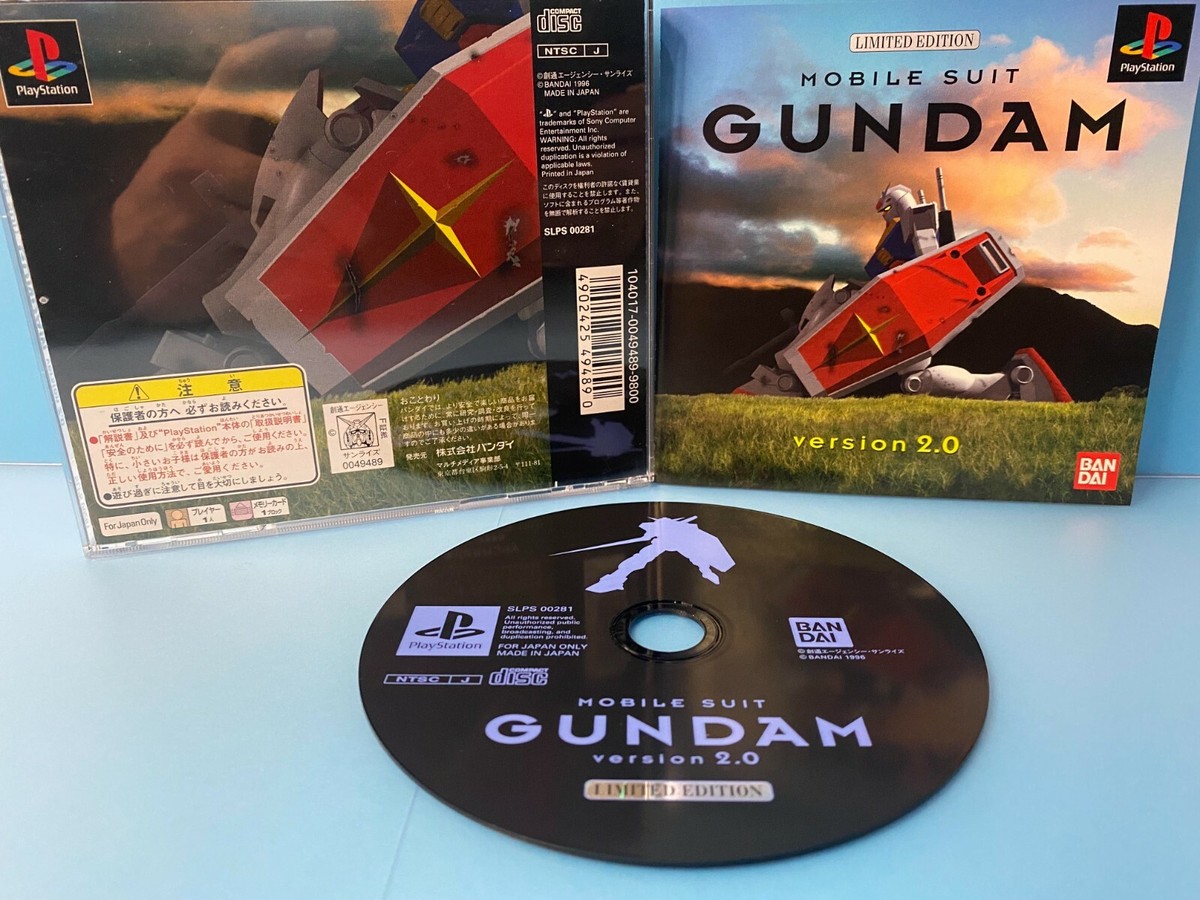 Lot De 2 Jeux Gundam Sur PS1 : SD Gundam G Century + Mobile Suit Z Gundam - Version NTSC Japon - Très Bon État
