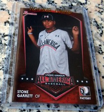 STONE GARRETT 2013 Bowman Topps 1st Rookie Card RC Nationals Nats Grand Slam🔥$$