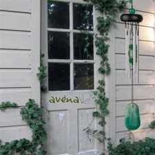 Jade Precious Stone Wind Chime from Woodstock 30cm PSJ