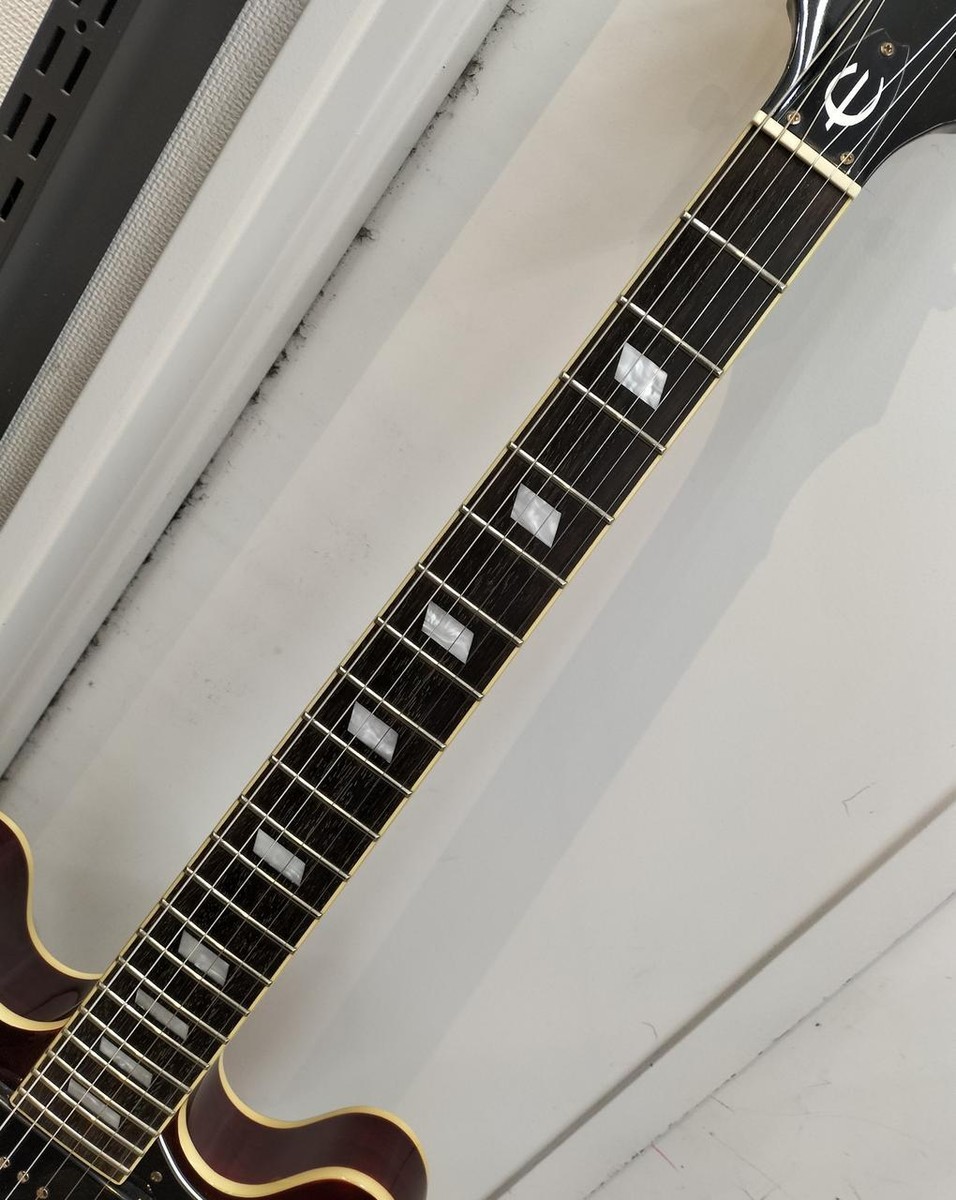 Epiphone Riviera P93 WR Electric Guitar Red Used From Japan Epiphone Riviera P93 WR Electric Guitar Red Used From Japan