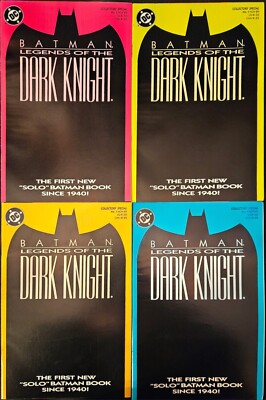 Batman Legends of the Dark Knight #1 NOV 89 - Collectors' Special Set of 4