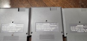 nintendo nes games bundle Blades Of Steel, Major League,double Dribble