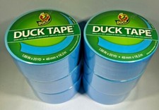 Duck 1311000 Electric Blue printed duct tape 1.88" x 10 yds -Case 6 rolls