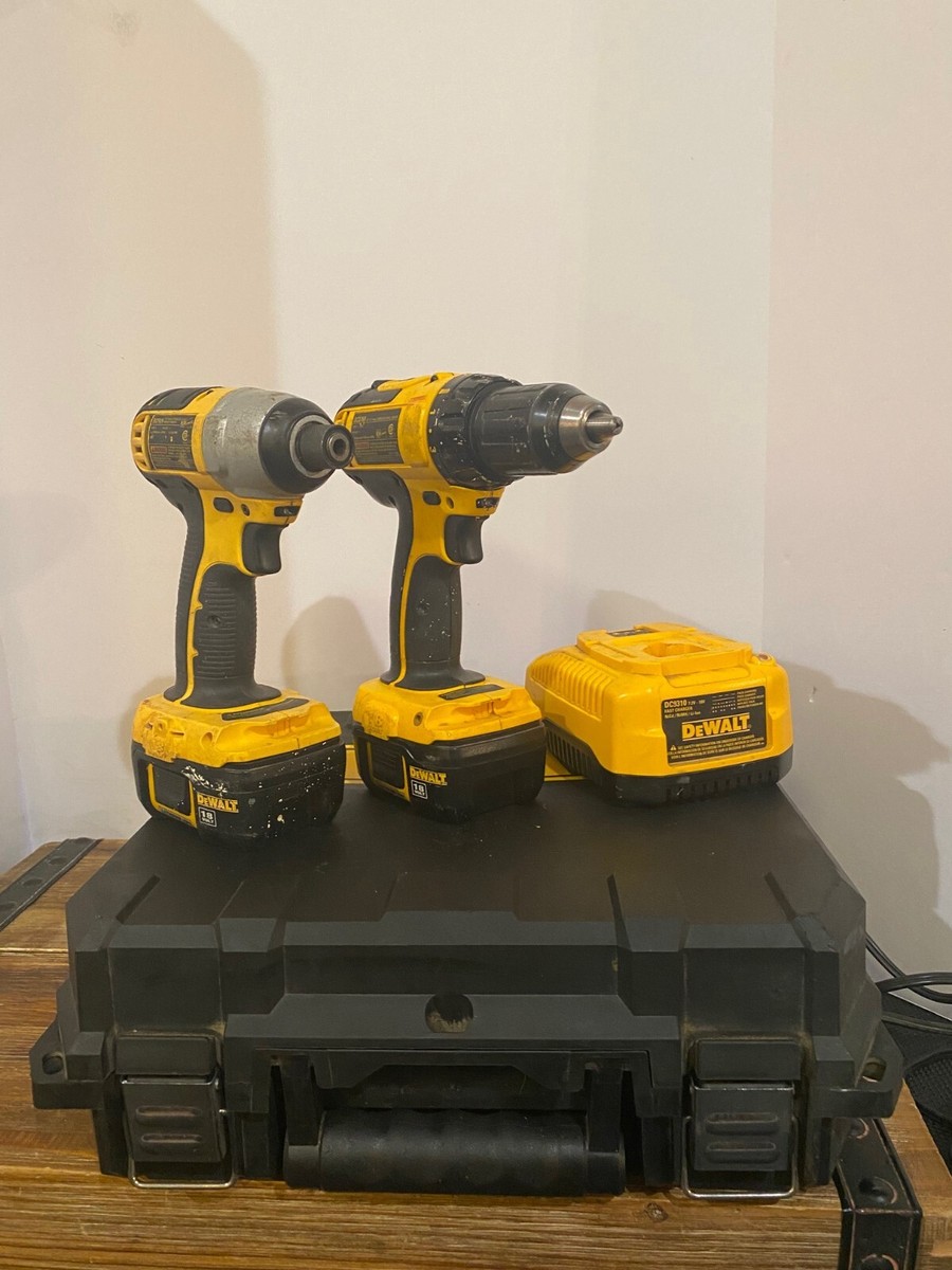 Impact Driver Kit Dewalt 18v Dewalt 18V Set Of DCD760 1/2