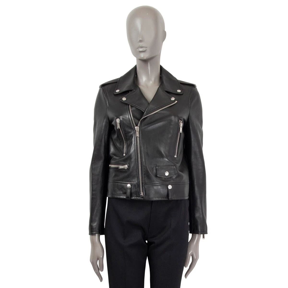 Saint Laurent Women's Leather Biker Jacket