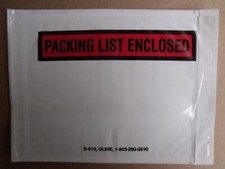 PACKING LIST ENCLOSED Envelopes - 4.5 x 6 Inches