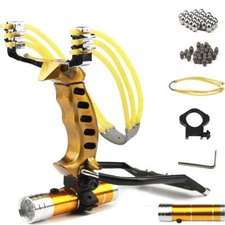 COOY Slingshot Wrist Sling Rocket Professional Hunting Slingshot with Heavy