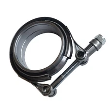 2.5'' Inch Stainless Steel V-Band Flange & Clamp Kit fit Turbo Exhaust Downpipes