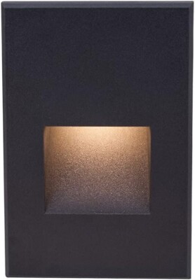 WAC Lighting WL-LED200F-C-BK 277V Vertical Step Light, White, 3000K