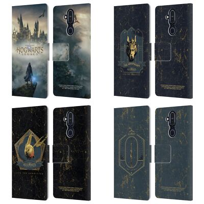 OFFICIAL HOGWARTS LEGACY GRAPHICS LEATHER BOOK WALLET CASE FOR NOKIA PHONES