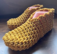Hand Crochet Slipper/ Socks Cozy, Warm Fall  Winter
