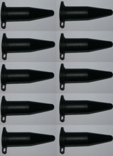 10 Black Geocaches, Micro tube geocache container, Weather Resistant RITR logs