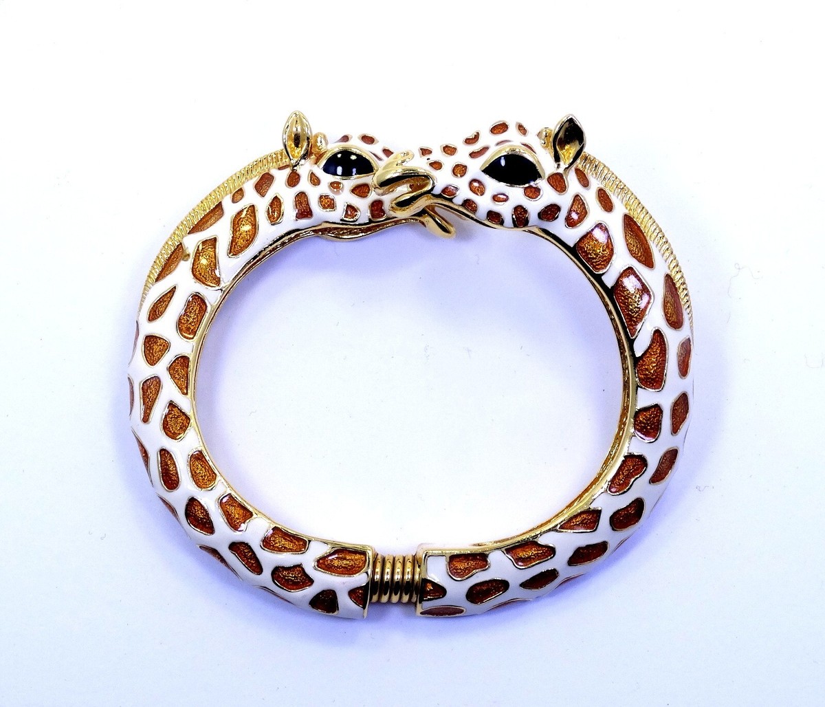 KJL KENNETH JAY LANE New In Box GIRAFFE Enamel Gold Plated  display picture 3