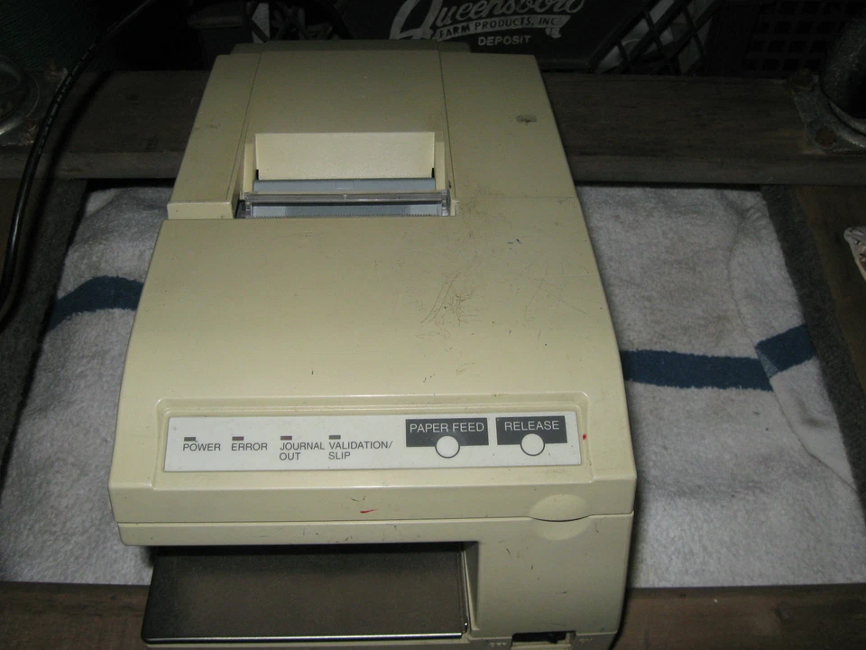 EPSON VALIDATOR, TM-U370/375, working/no cords, surplus - Image 2 of 4