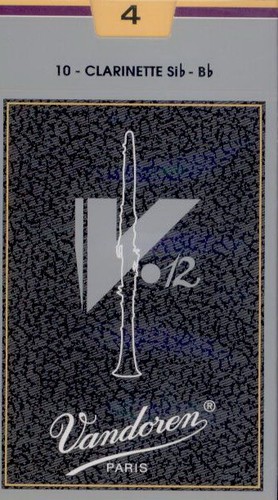 Fogli Vandoren V12 nuovi per clarinetto Sib-Bb spessore 4 - Foto 1 di 2