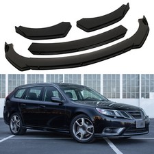 For Saab 9-3 9-5 Gloss Black Front Bumper Lip Splitter Spoiler Lower Under Chin For Saab 9-3 9-5 Gloss Black Front Bumper Lip Splitter Spoiler Lower Under Chin