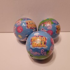 Peppa Pig MiraBall X 3 - Blind Box Toys Metal Ball, Plush - Cute