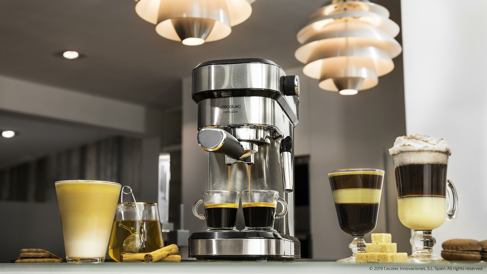 Cecotec Cafelizzia 790 Steel Pro 1350W Espressomaschine - Silber (01584)  online kaufen | eBay