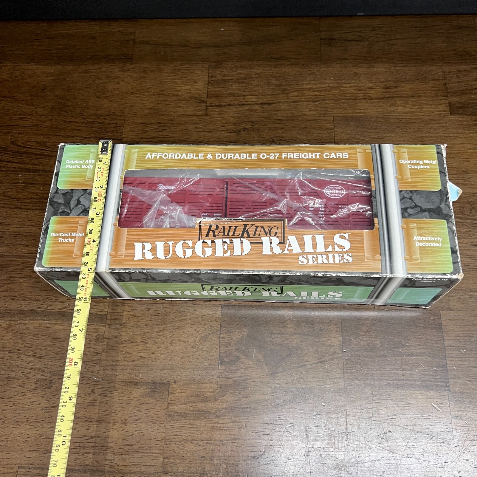 MTH Rail King Rugged Rails 33-7704 Santa FE Stock Car ATSF 26427 O ...