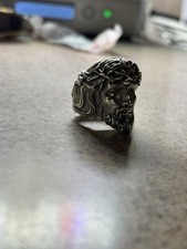 925 sterling silver jesus ring