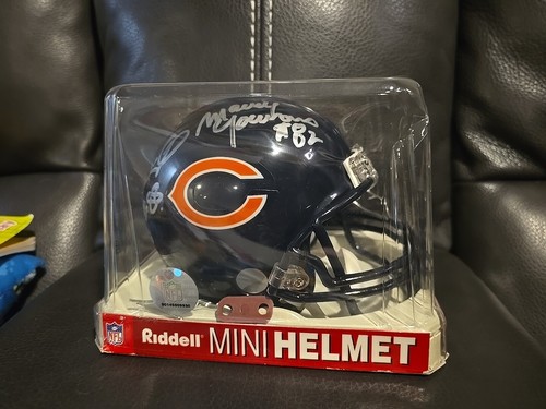 Riddell Chicago Bears Mini Helm NFL Football signiert 1 Signatur ist McCaskey  - Bild 1 von 6